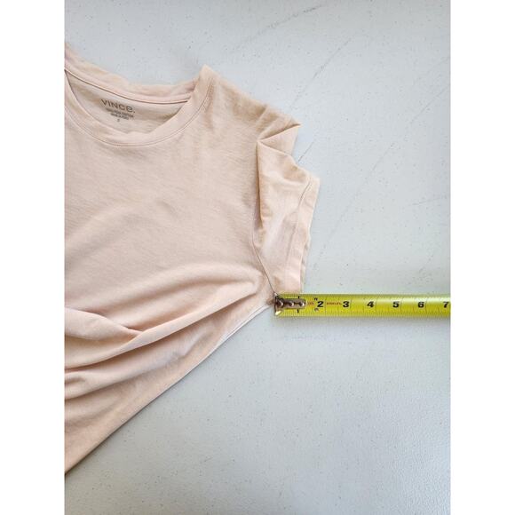 Vince Shirt Womens Small Light Pink 100% Pima Cotton Crewneck Casual - Picture 6 of 8